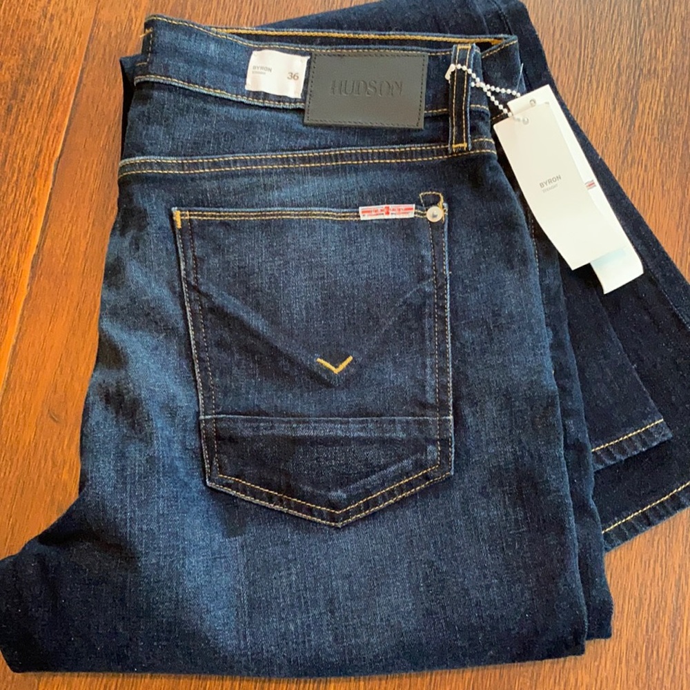 Hudson men’s dark jeans size 36/32 length